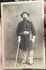 Civil War CDV Of A Federal Union Soldier Officer Photo