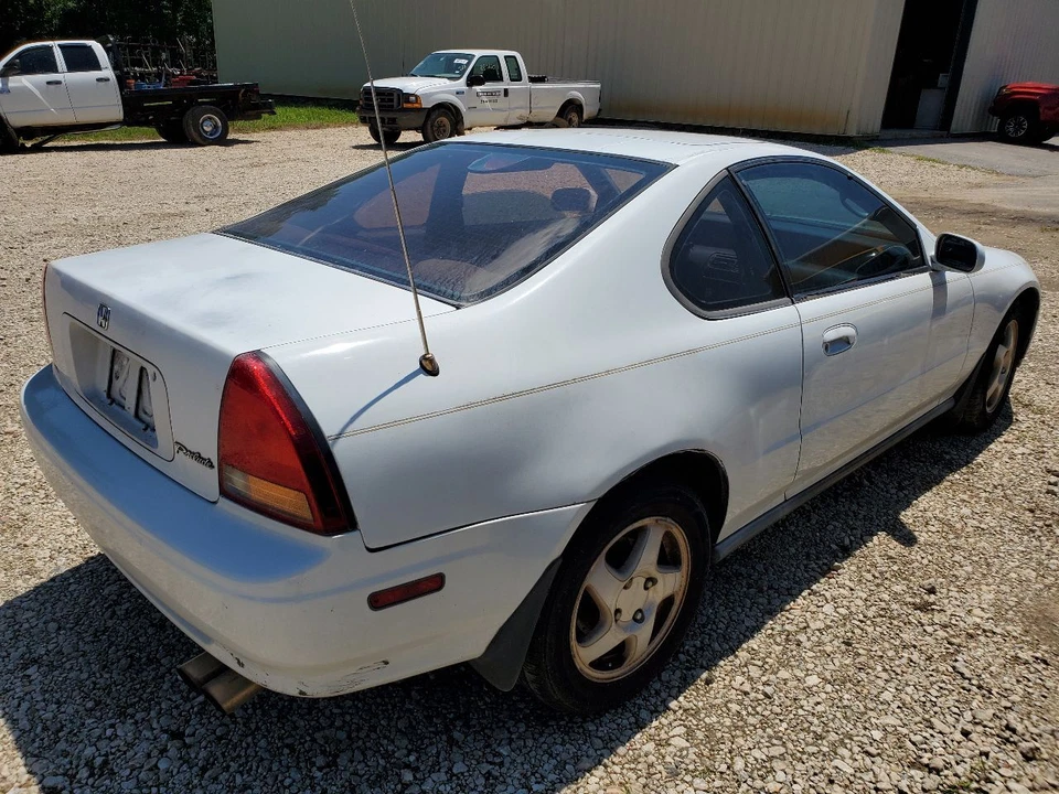 Panel de moldura de puerta delantera derecha Honda Prelude 1993 OEM azul Foto 4 de 4