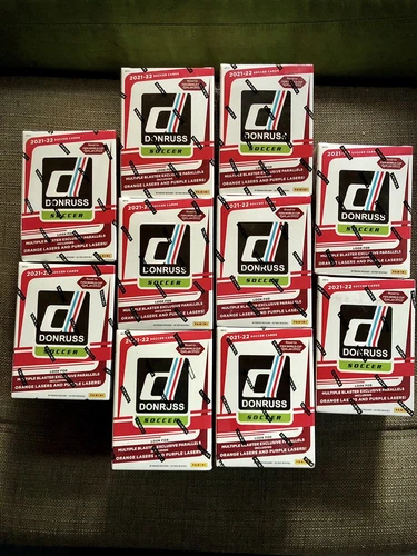 2021-22 Donruss Soccer Blaster Box (Lot of 10) Road to FIFA World Cup Qatar 2022