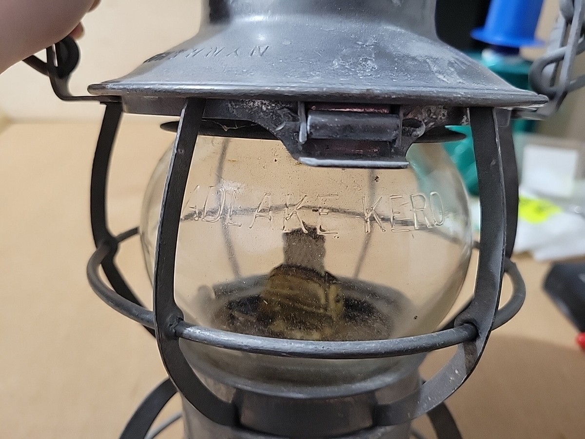 RARE ANTIQUE DRESSEL ARLINGTON NJ RAILROAD LANTERN, N.Y.N.H. RARE ANTIQUE DRESSEL ARLINGTON NJ RAILROAD LANTERN, N.Y.N.H.