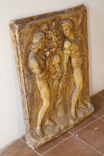 Jacopo della oak original sin cast plaster sculpture San Petronio Bologna - Picture 4 of 23