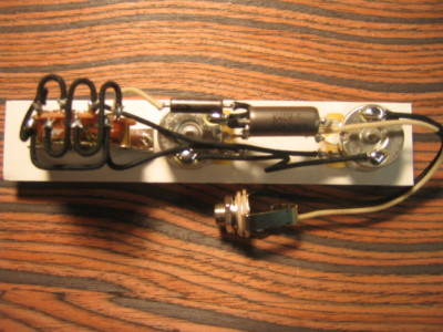 Wiring Harness for Esquire  - Eldred Cocked Wah Mod - OG, CTS, NOS PIO Caps 