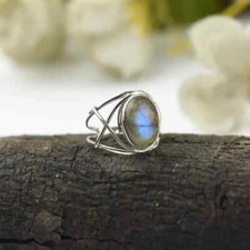Labradorite Ring, 925 Sterling Silver Ring, Handmade Silver Ring, Gift For Her