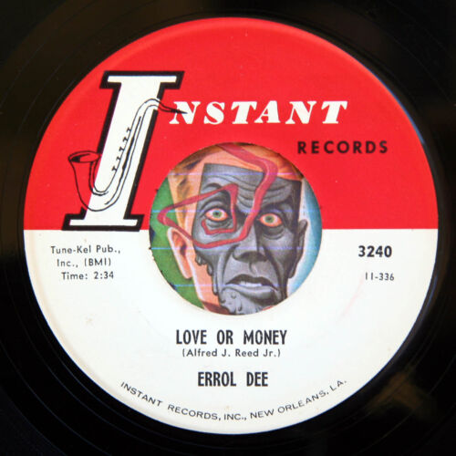 HEAR Errol Dee 45 I Love You / Love Or Money INSTANT 3240 soul R&B M- - Afbeelding 1 van 2
