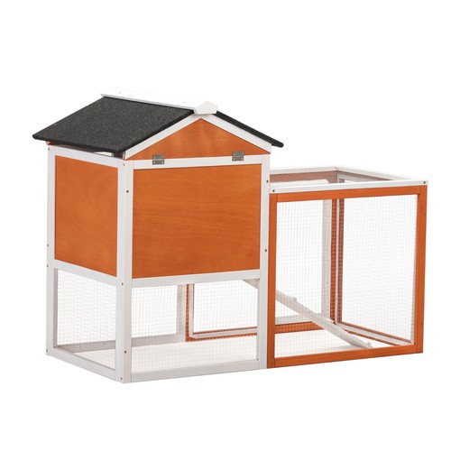 COZIWOW Wooden Rabbit Hutch Cage House Habitat Animal Pet Chicken Coop Outdoor - 第 11/19 張圖片