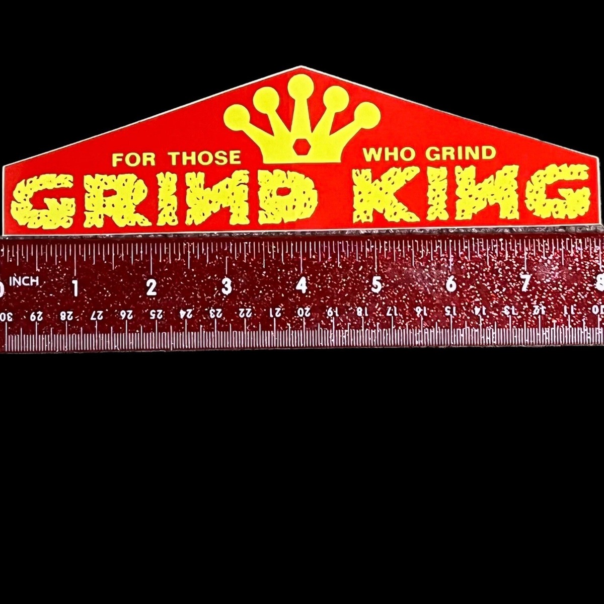 スケートボード Grind King Vtg Skateboard Sticker Vintage 1990's For Those Who Grind Grind King Skateboard Sticker