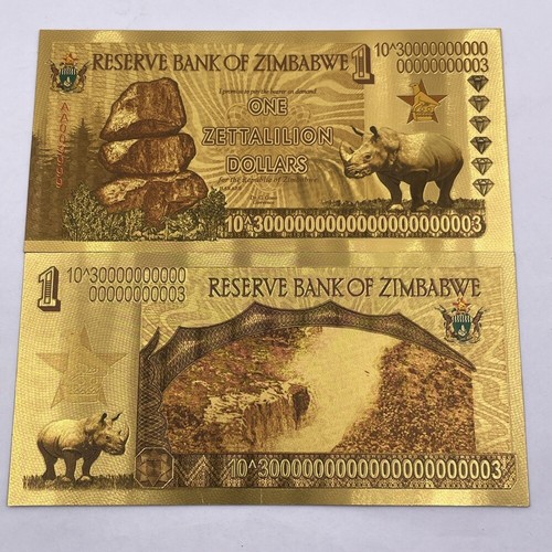 10 pcs Zimbabwe One YOTTALILLION DOLLARS MILLILION Mixed Banknotes Collection - Picture 8 of 11