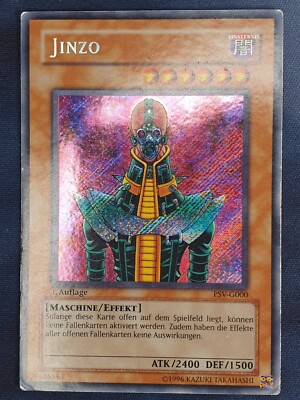 Jinzo 1. Auflage Secret Rare Yugioh deutsch Pharaos Servant PSV-000