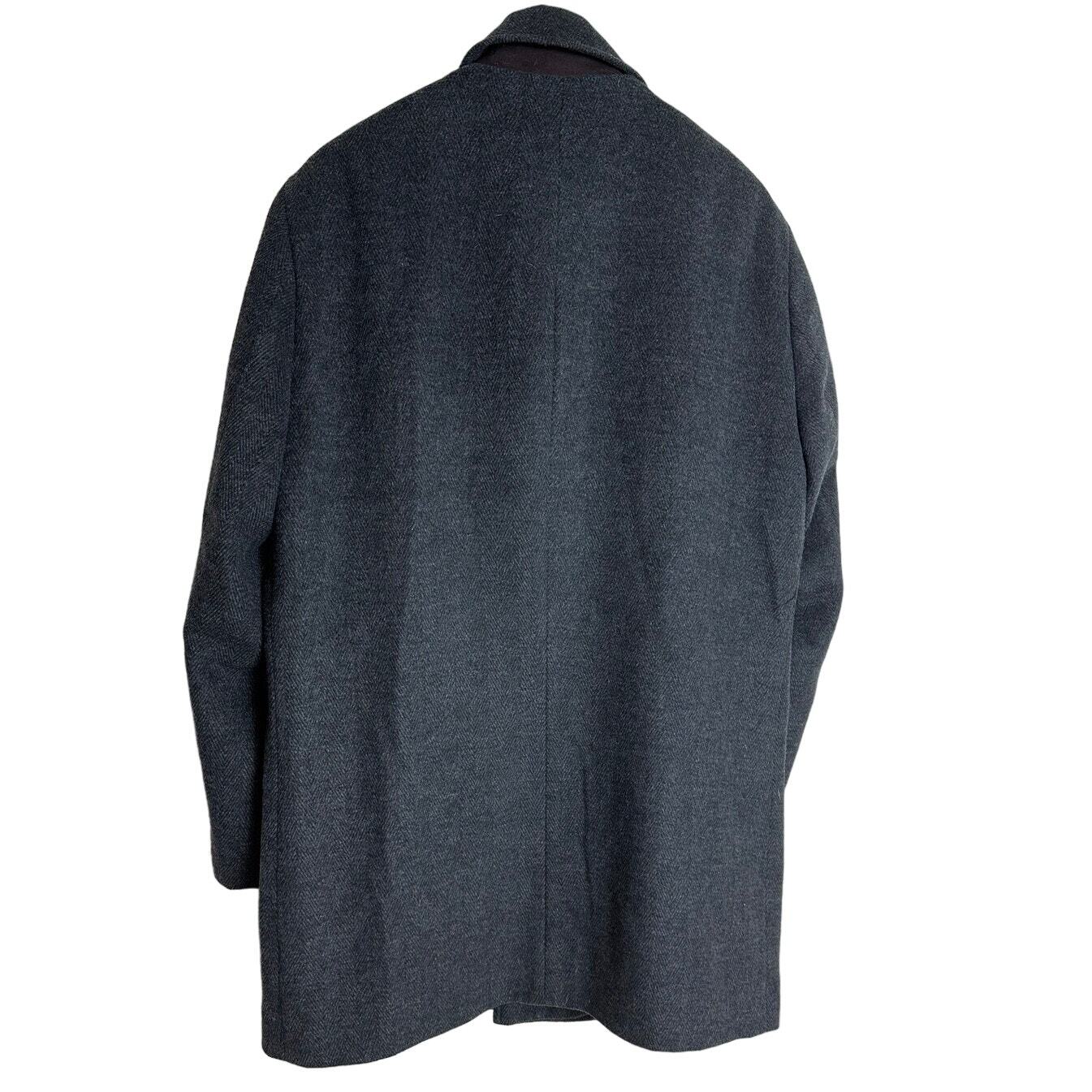 Lauren Ralph Solid Wool-Blend Button-Up Overcoat … - image 3