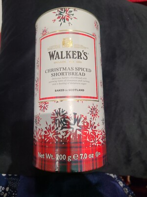 Walkers Shortbread Weihnachten Gewürz Shortbread LEER Sammelkarton