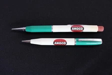 PAIR VINTAGE NOS UNUSED AMOCO GAS DEALER  ADVERTISING MECHANICAL PENCILS