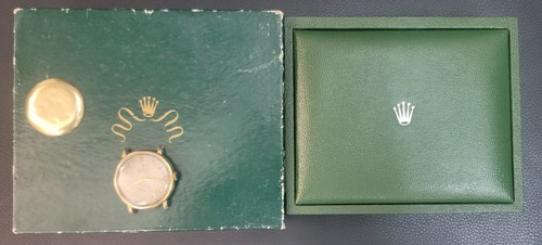 Vintage Rolex Precision 4656 Manual Winding Watch 18K Fancy Curved Lugs 1940’s - Picture 19 of 22