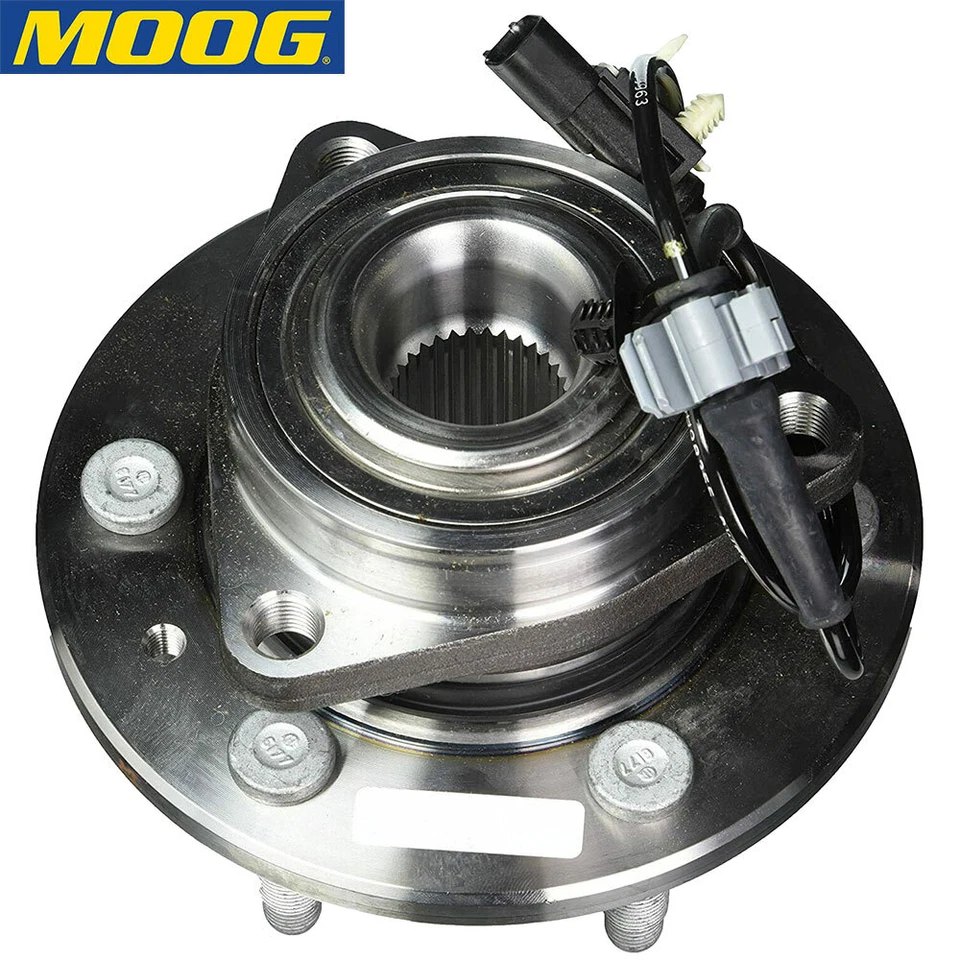 MOOG Front Wheel Bearing Hub 4WD for Silverado Sierra 1500 Tahoe Yukon XTS w/ABS Foto 4 de 4
