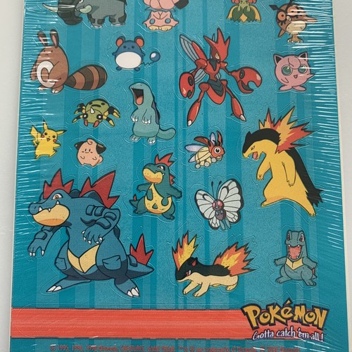 2000 American Greetings Pokémon Nintendo Stickers 2-Sheets -Game Freak - Vintage - Picture 5 of 7