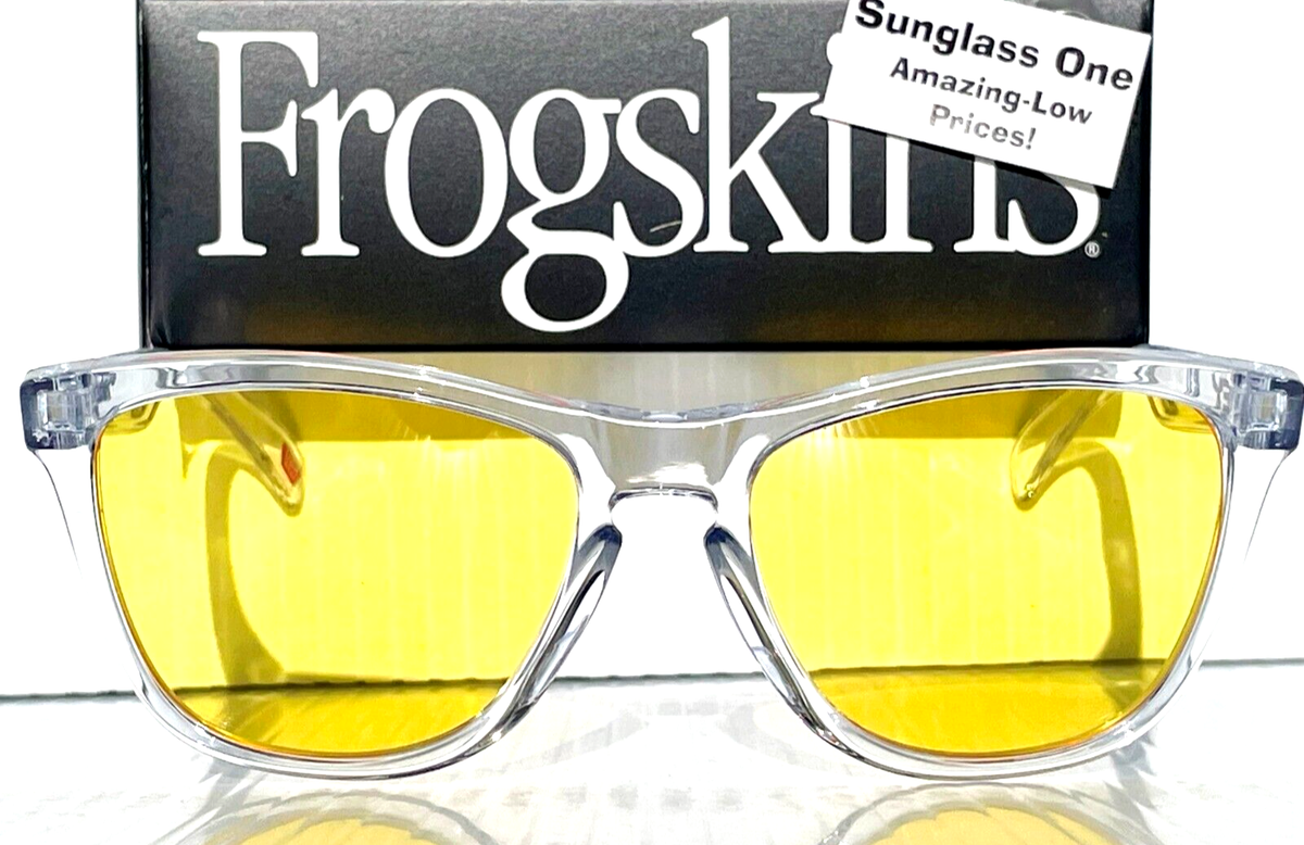 付属品なしOAKLEYオークリー8137-01ナイトイエローFROGSKINS s-l1200.png