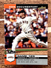 2008 Upper Deck Documentary Jonathan Sanchez #3881