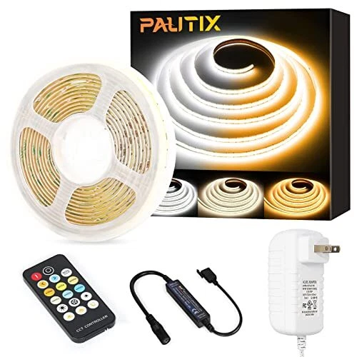Dimmable outlet light strip