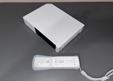 Nintendo Wii no cables w/ 3rd Party Wiimote - TESTED. Gamecube Compatible.
