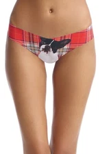 Commando L136055 Print Thong Photo-Op Bully Women's Size S