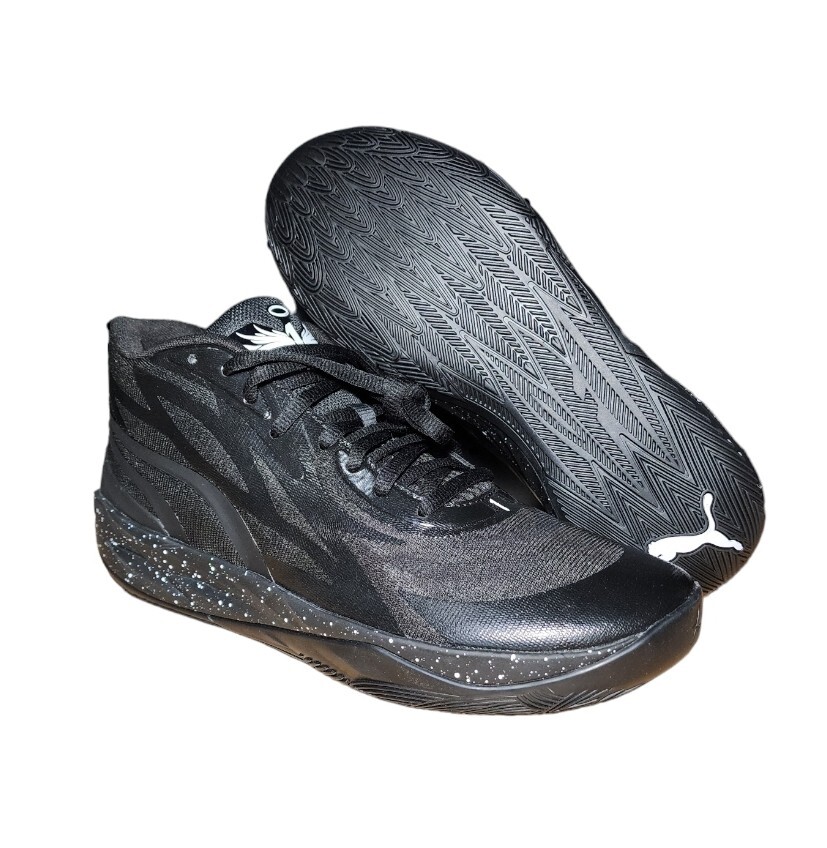 PUMA LAMELO MB.02 Oreo Black White 379420-01 Men display picture 2