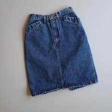 Vintage Gap Denim Y2K Jean Skirt Tag 7 8 Measure 24 Cotton USA Vintage Pockets