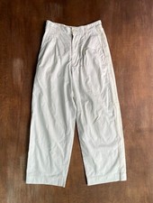 ISSEY MIYAKE White Trouser Side Line Trimming Made in Japan