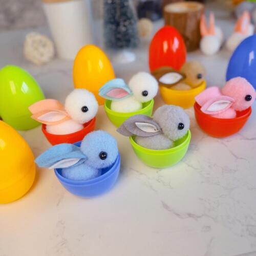 16PCS Filled Easter Eggs Basket Stuffers With Stuffed Gifts Bunny Easter Q8P2