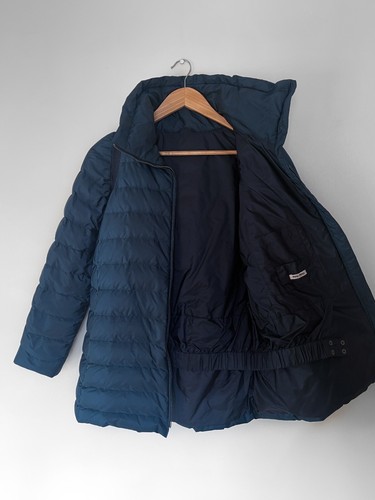 Miu Miu Coat Feather Down Puffer Jacket Padded Blue | XS 36 UK 4 - 6 | MIU MIU - Picture 3 of 8
