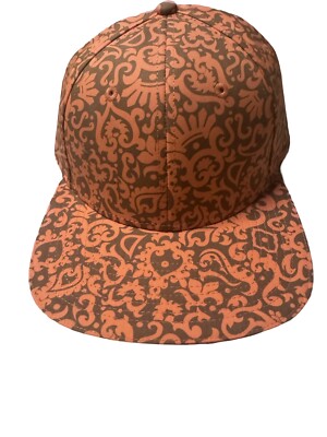 Marc Jacobs Orange Multi Hat M4002178 NWT