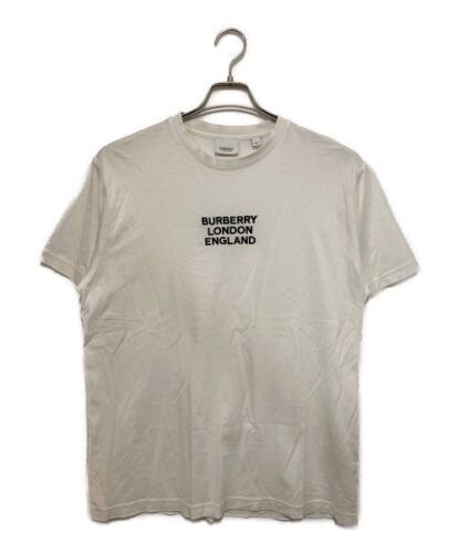 BURBERRY LONDON Men's Short Sleeve T-Shirt Logo Embroidery Oversized ...