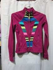 Ivivva by Lululemon Perfect Your Practice Youth Size 8 Full Zip Jacket Magenta