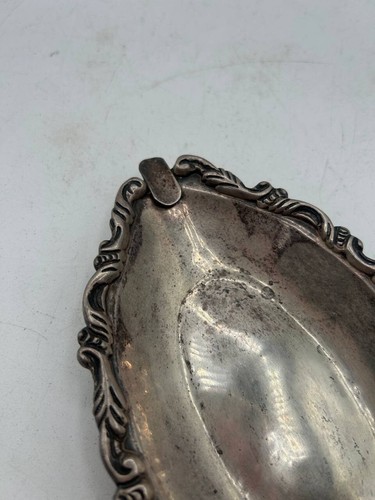 VTG Ancoma 925 SILVER 6.5 OZ Sterling Mexico Candy Dish Keys Scroll Border AN28 - Picture 5 of 9