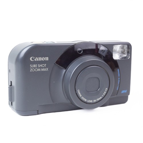 Cámara fotográfica Canon Sure Shot Zoom Max SAF Point Shoot 35 mm negra - LEER