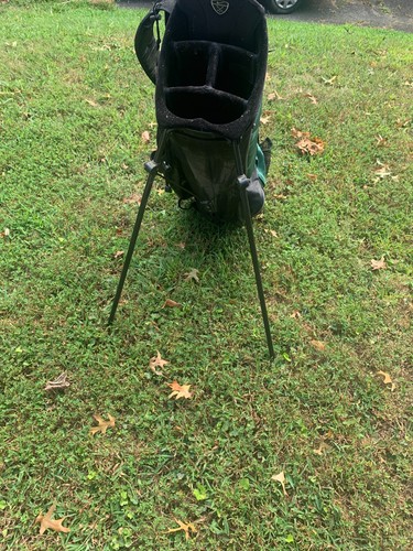 NIKE Green Adult Golf Bag 36" Tall Nylon Exterior with Head Cover - Picture 6 of 11