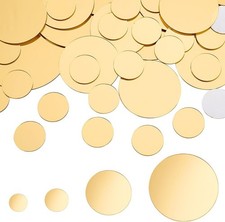 100pcs Mini Mirror Tiles - Self-Adhesive Acrylic for Crafts  Decoration