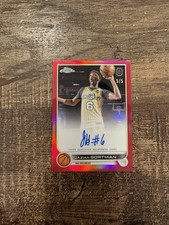 JAZIAN GORTMAN Red Auto /52022-23 Topps Chrome OTE Overtime Elite