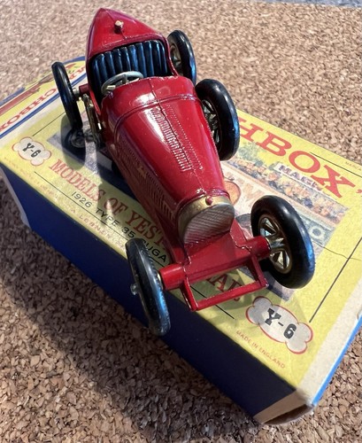 MATCHBOX Lesney MODELS Of YESTERYEAR 1926 Type 35 Bugatti Y6 w Original Box