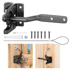 Self Locking Gate Gravity Latch Carbon Steel Auto Gate Latch Garden Gate Latches