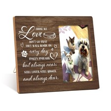 Pet Memorial Photo Frame - Those We Love - In Loving Memory Frame - Sympathy ...