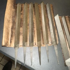 Vintage Nicholson Cant Saw Hand File 6" 12pc pre 1959 maybe late 40s