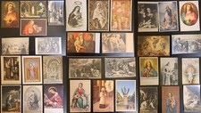 Lotto F26) 70 cartoline postali antiche vintage Cristianesimo soggetti religiosi