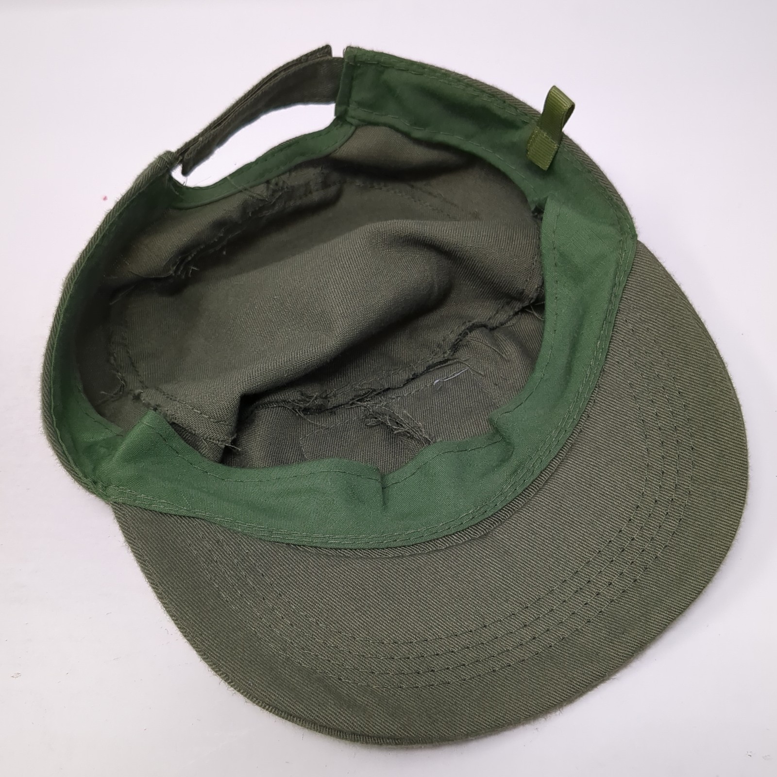 USA Flag Patch Strapback Cadet Army Cap Green One… - image 7