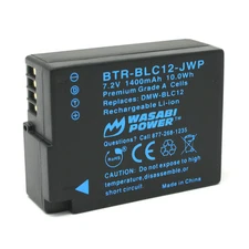 Wasabi Power Battery for Panasonic DMW-BLC12 (Fully Decoded)