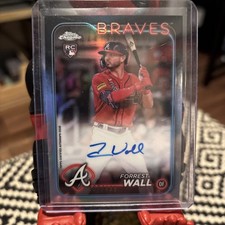2024 Topps Chrome - Autographs Forrest Wall #RA-FW Refractor /499 (AU, RC)