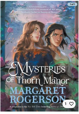 Mysteries of Thorn Manor by Margaret Rogerson (English) Hardcover Book