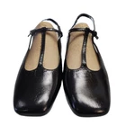 Dolce Vita Slingback Heels Womens US 12 Black Comfort Square Toe Buckle Strap