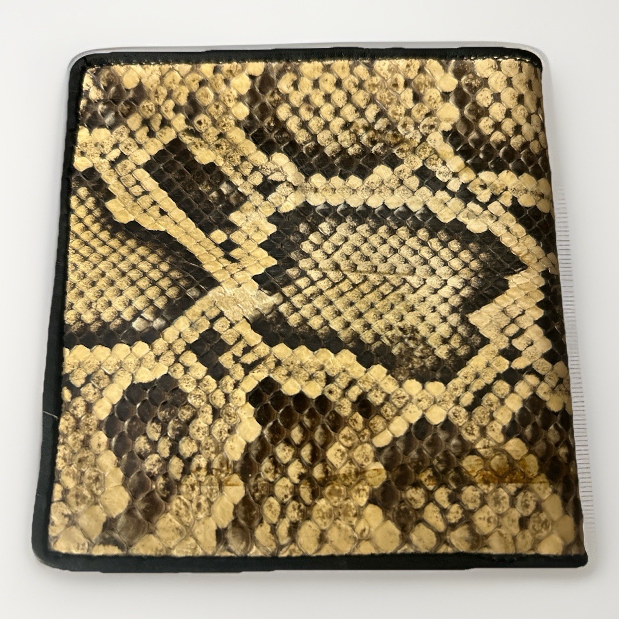 Vintage Genuine Python Snakeskin Bifold Wallet – … - image 2