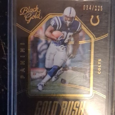 Panini 2016 Black Gold Gold Rush Marshall Faulk Colts RU11 #034/225
