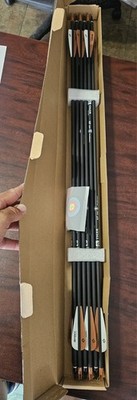 TIGER ARCHERY 30'' Carbon Arrows for Compound Hunting Target 12 Pack!!! 