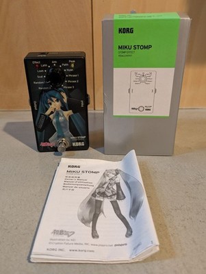 KORG Miku sing in the guitar Compact effector MIKU STOMP from